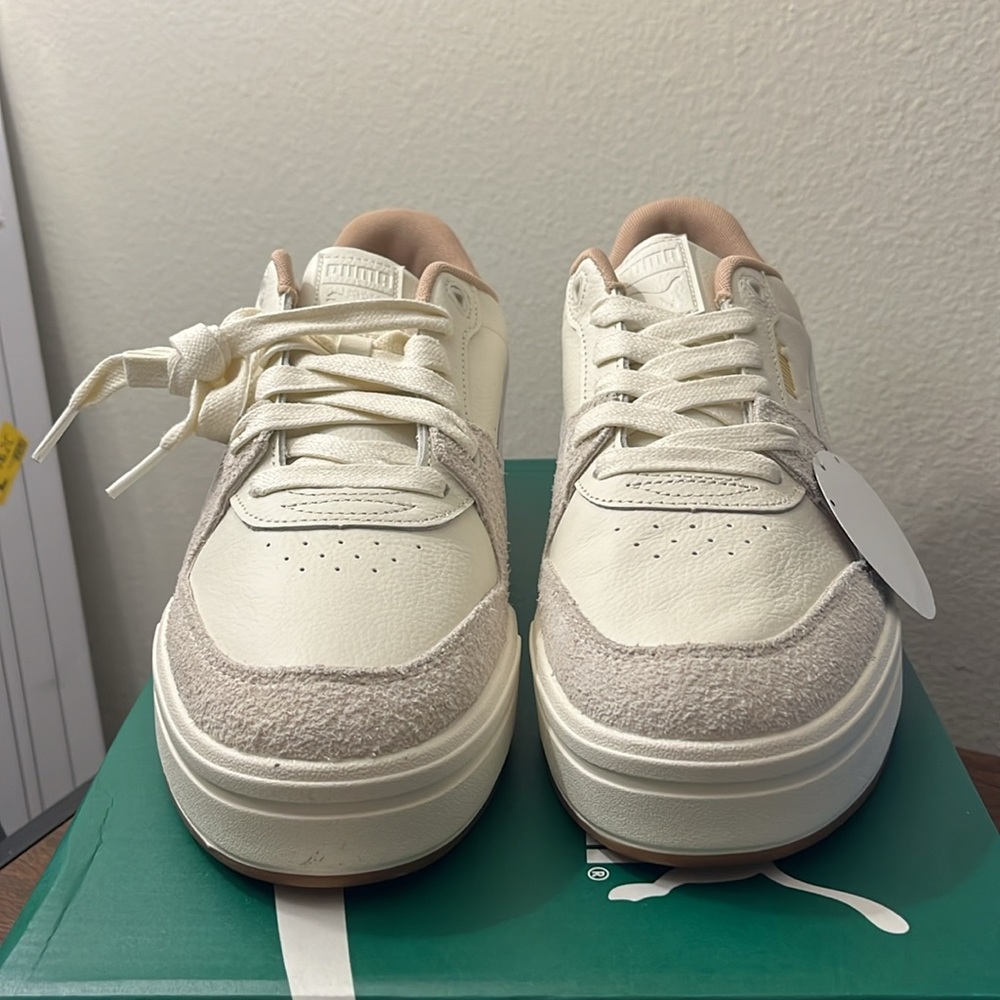 NWT Puma Men's CA Pro Lux PRM Casual Shoes - Beige - 39013302 - Picture 5 of 12